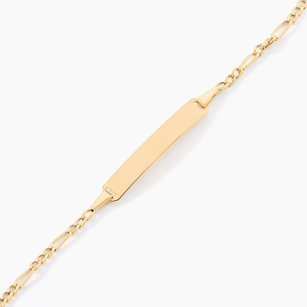 Bracelet Identité Bébé Bartolomee Or Jaune