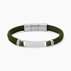 Bracelet Identitée Jourdan Dikeledi Acier Argenté