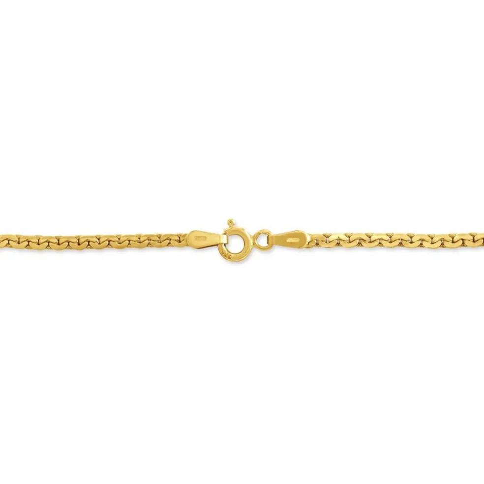 Bracelet Ivy Maille Haricot Or Jaune