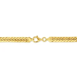 Bracelet Izel Maille Anglaise Or Jaune