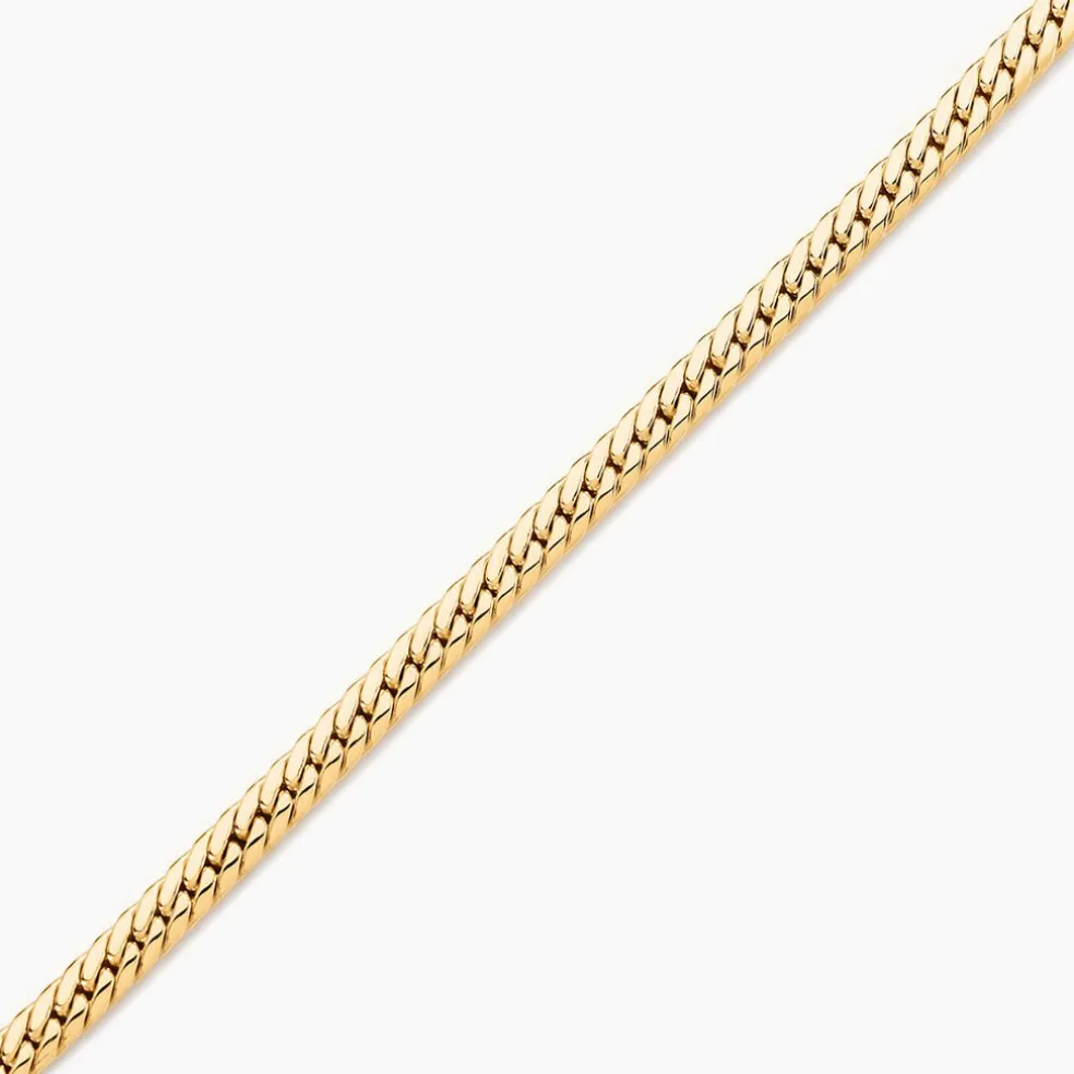 Bracelet Izel Maille Anglaise Or Jaune