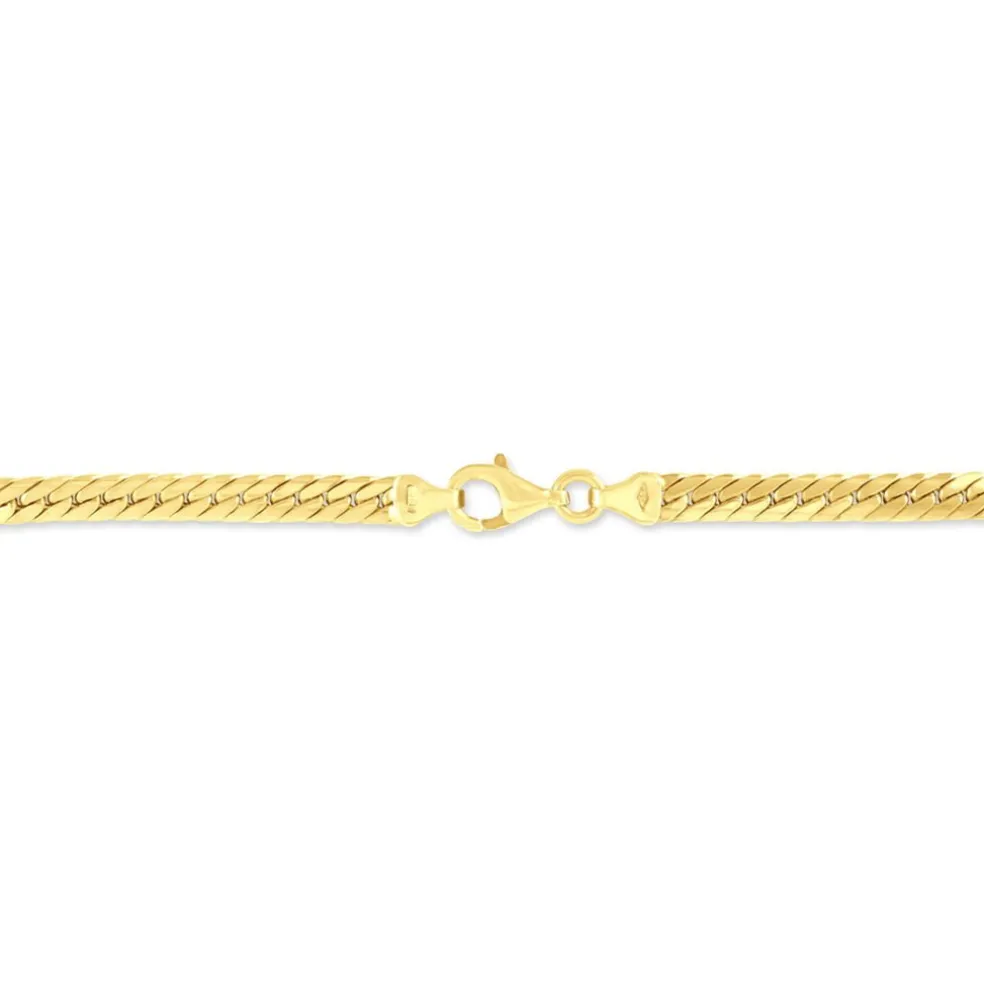 Bracelet Izel Maille Anglaise Or Jaune
