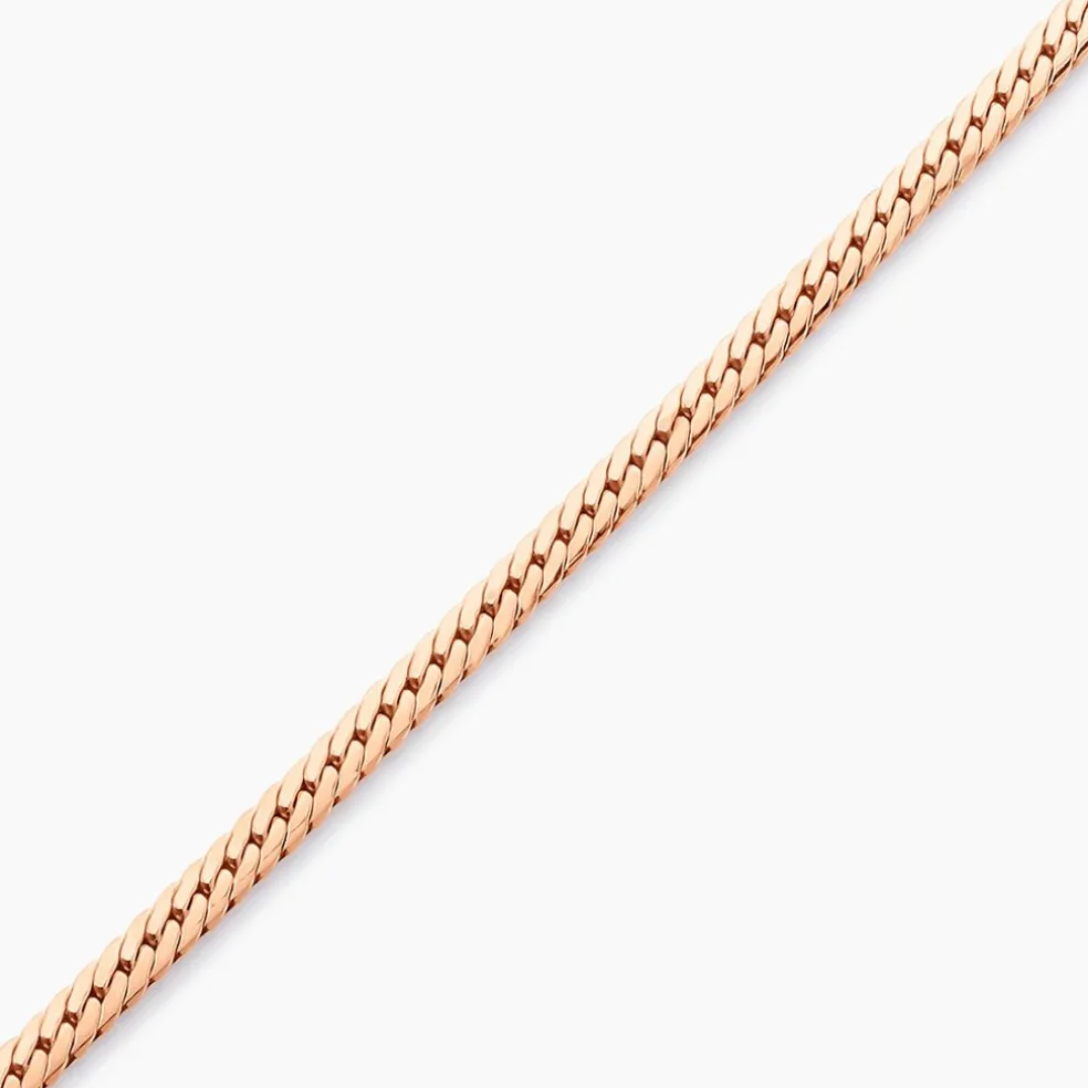 Bracelet Izel Maille Anglaise Or Rose
