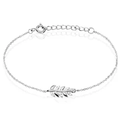 Bracelet Jade Argent Blanc Oxyde De Zirconium