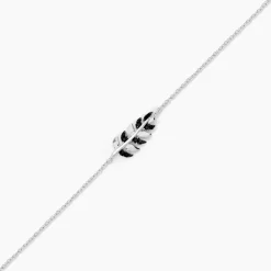 Bracelet Jade Argent Blanc Oxyde De Zirconium
