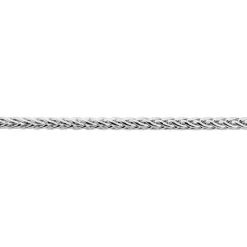Bracelet Jany Maille Palmier Or Blanc