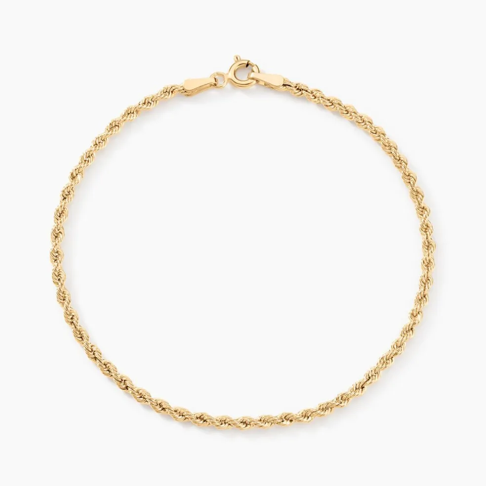 Bracelet Jerry Maille Corde Or Jaune