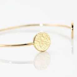 Bracelet Jonc Blanka Plaqué Or Jaune