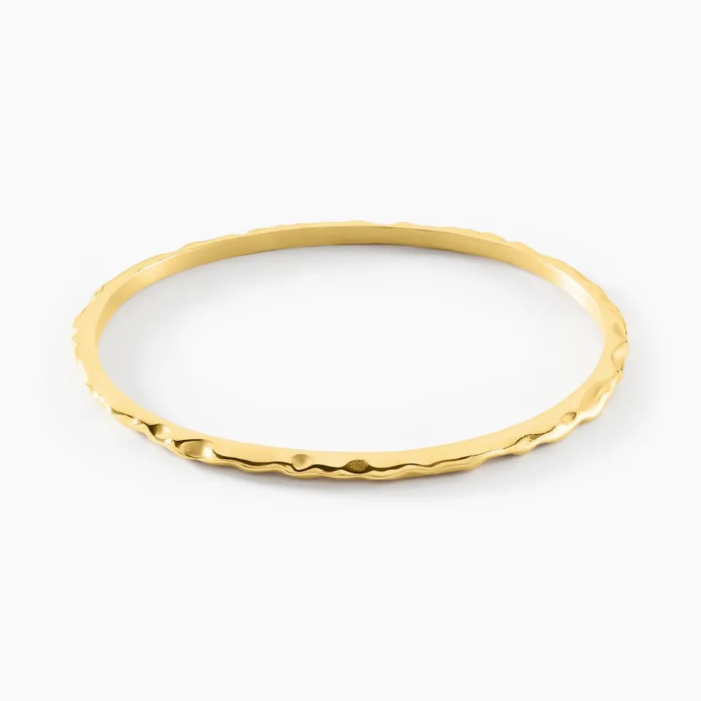 Bracelet Jonc Coimbra Acier Jaune