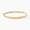 Bracelet Jonc Cynthia Fil Plat Lisse Or Jaune