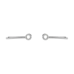 Bracelet Jonc Danae Argent Blanc Oxyde De Zirconium