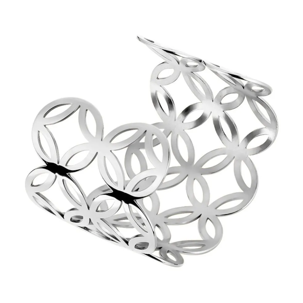 Bracelet Jonc Danyl Acier Blanc