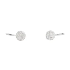 Bracelet Jonc Domitylle Argent Blanc Oxyde De Zirconium