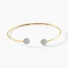 Bracelet Jonc Eryne Or Jaune