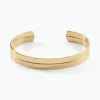 Bracelet Jonc Jeanne-lise Plaqué Or Jaune