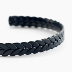 Bracelet Jonc Jourdan Guilherme Acier Noir