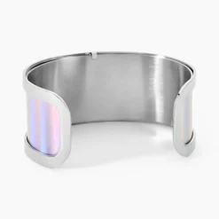 Bracelet Jonc Kayssi Acier Blanc