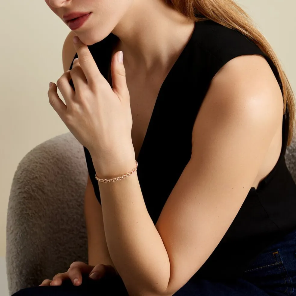 Bracelet Jonc Linka Plaqué Or Jaune