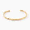 Bracelet Jonc Orée Plaqué Or Jaune