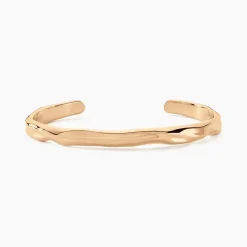 Bracelet Jonc Organic Plaqué Or Jaune