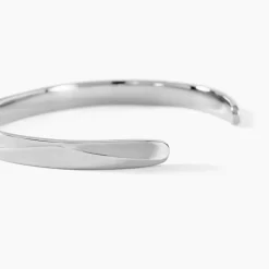 Bracelet Jonc Positano Acier Blanc