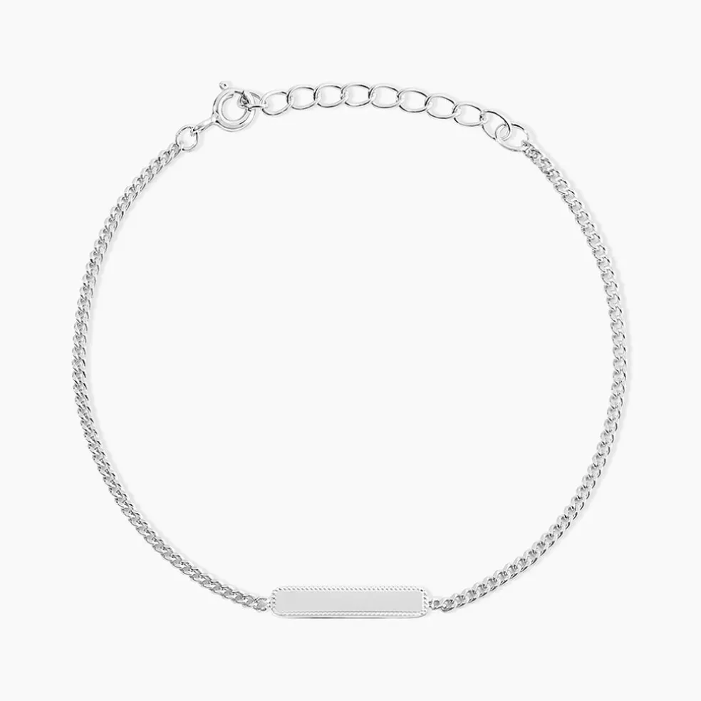 Bracelet Jordana Argent Blanc