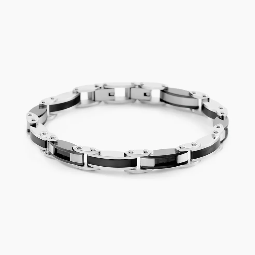 Bracelet Jourdan Aaron Acier Argenté