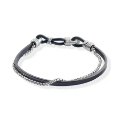 Bracelet Jourdan Arpad Acier Argenté