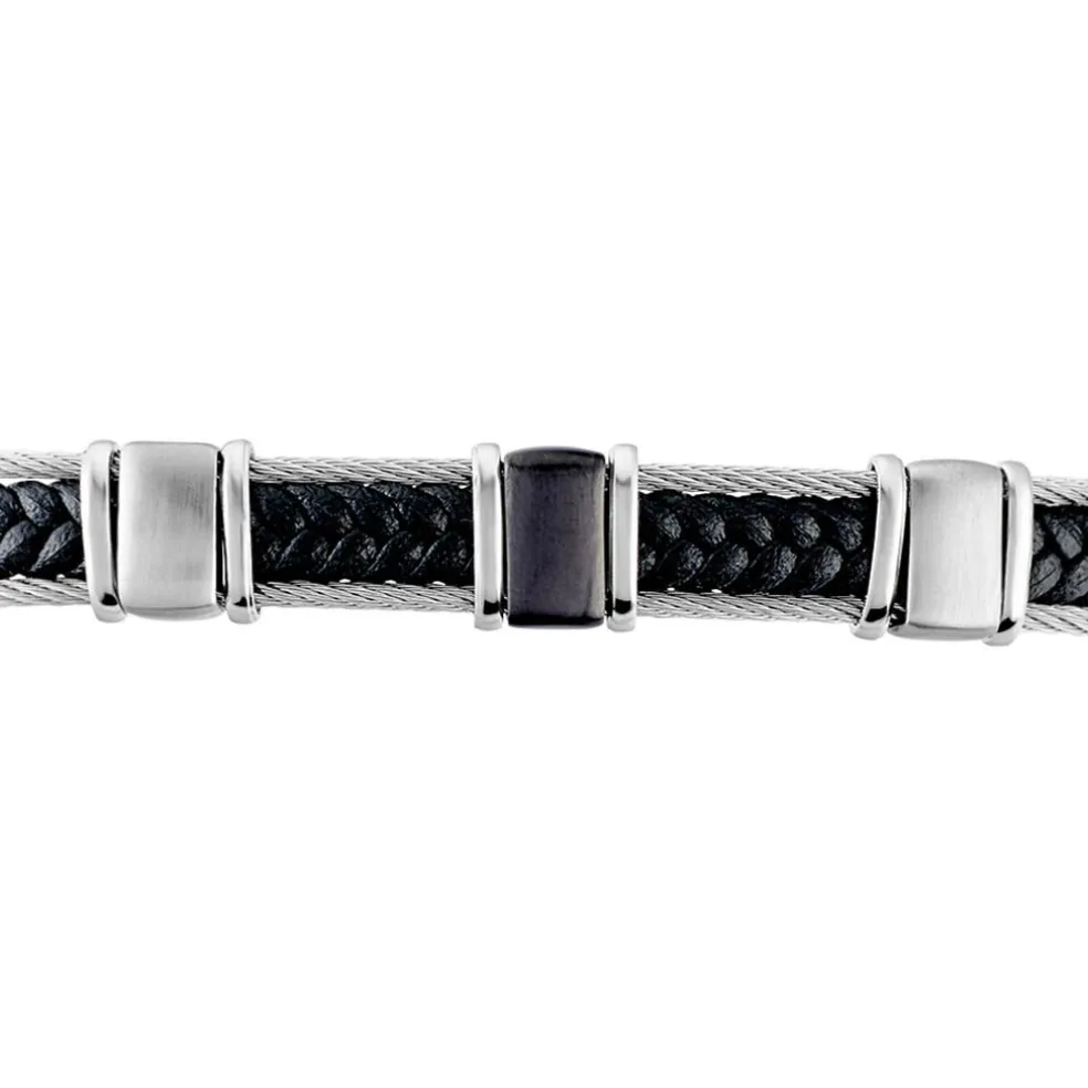 Bracelet Jourdan Cook Acier Bicolore