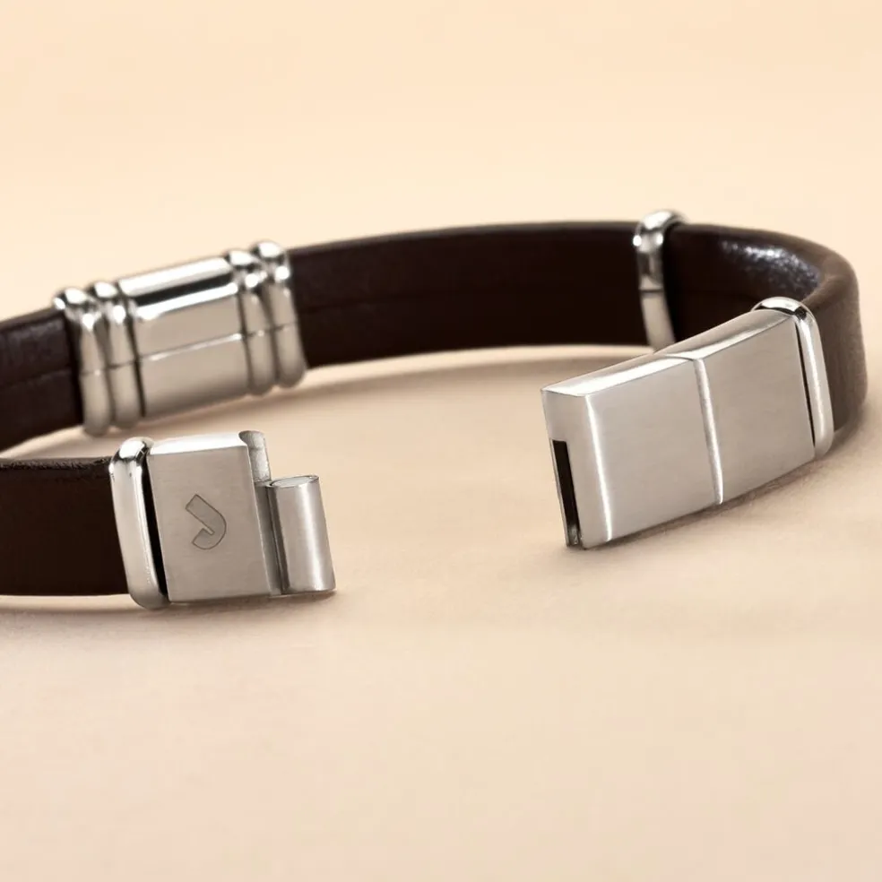 Bracelet Jourdan Cuir Marron