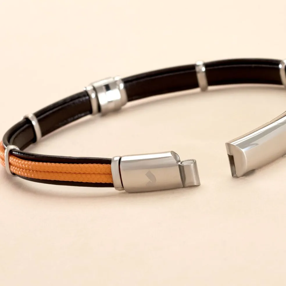 Bracelet Jourdan Cuir Noir