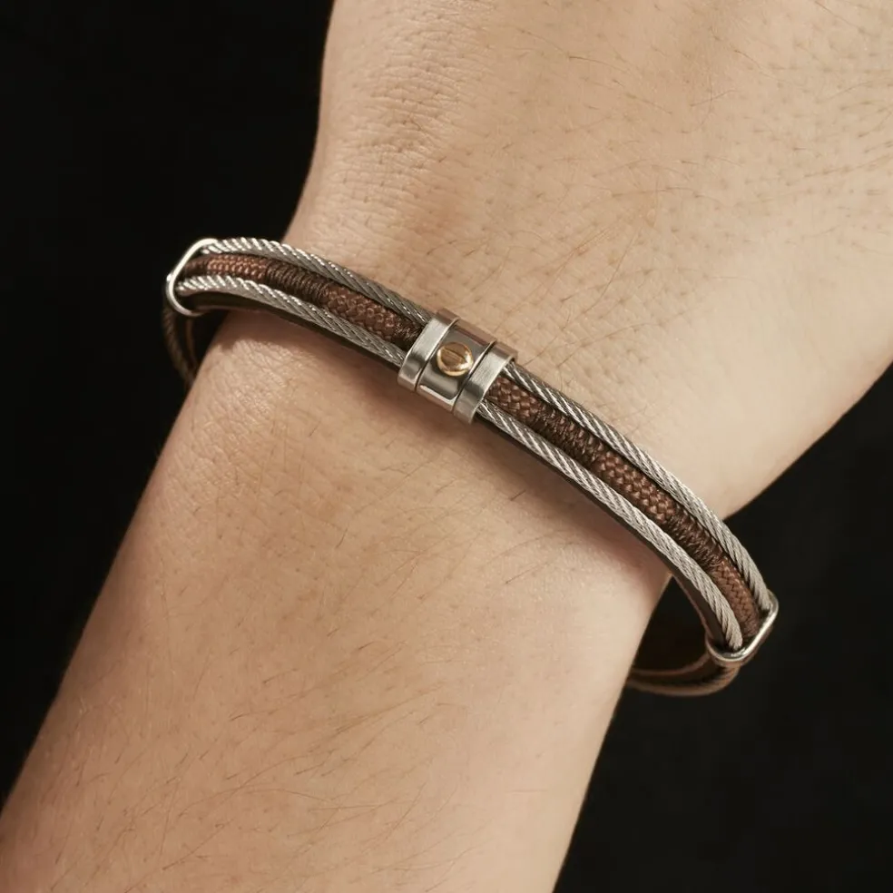 Bracelet Jourdan Egra Acier Bicolore