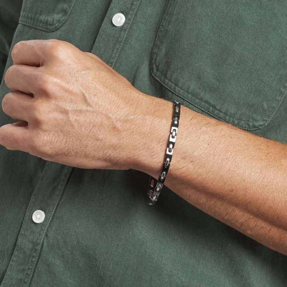 Bracelet Jourdan Homme Dinema Acier Argente