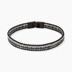 Bracelet Jourdan Orion Acier Noir
