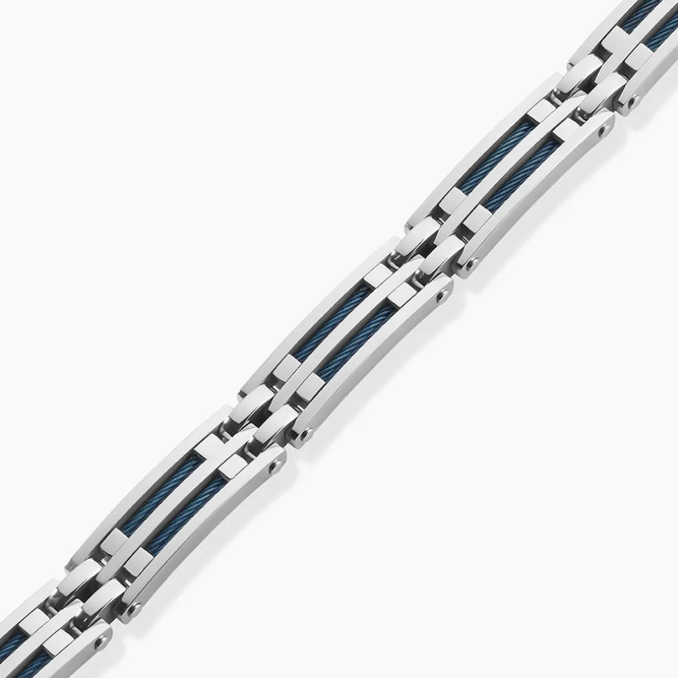 Bracelet Jourdan Priam Acier Argenté