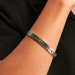 Bracelet Jourdan Priam Acier Argenté