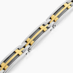 Bracelet Jourdan Priam Acier Bicolore