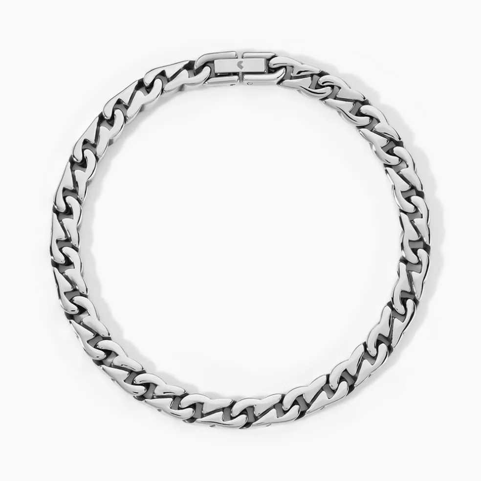Bracelet Jourdan Rex Acier Argenté