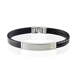 Bracelet Jourdan Vittorio Acier Blanc