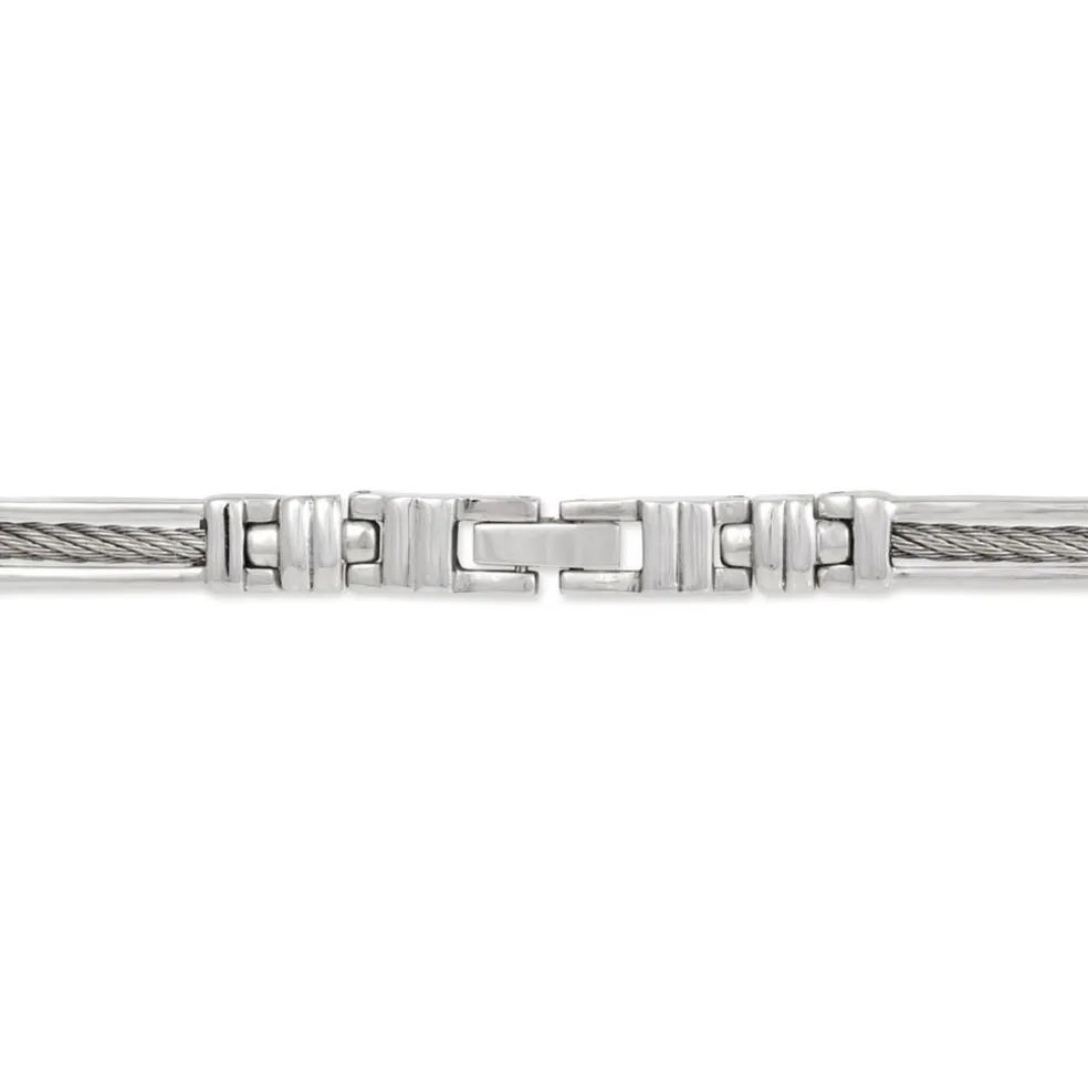 Bracelet Julien Acier Blanc
