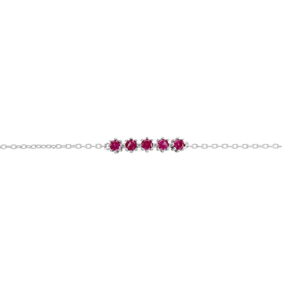 Bracelet Karrie Argent Blanc Oxyde De Zirconium