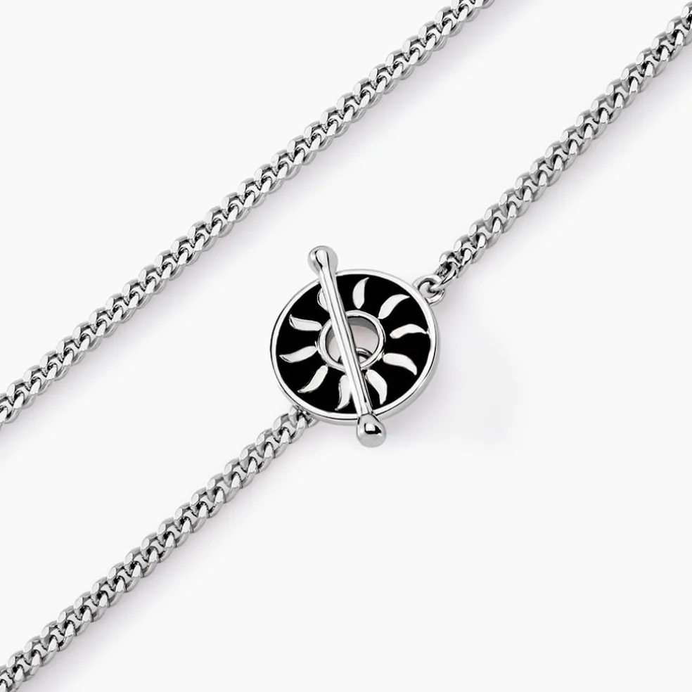 Bracelet Keenan Argent Blanc