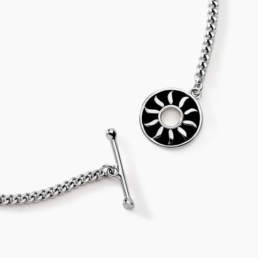 Bracelet Keenan Argent Blanc