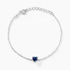 Bracelet Kelvyn Argent Blanc Oxyde