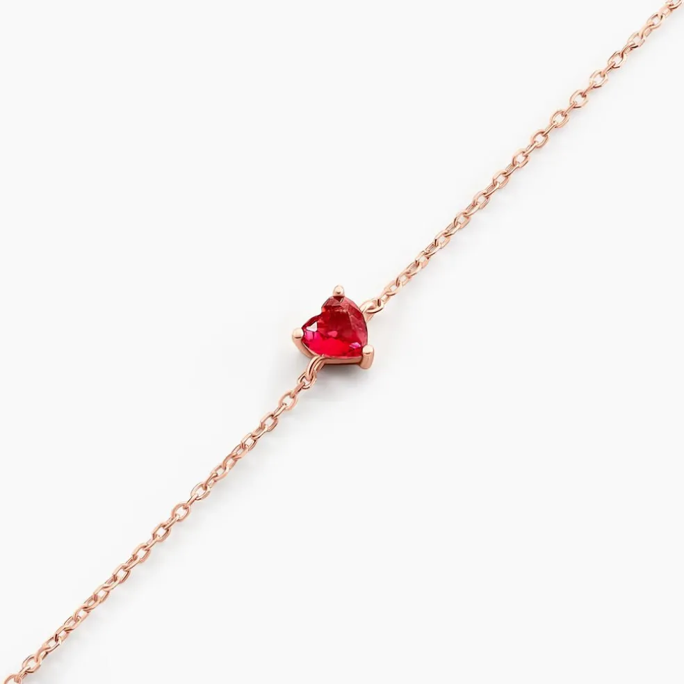 Bracelet Kelvyn Argent Rose Oxyde