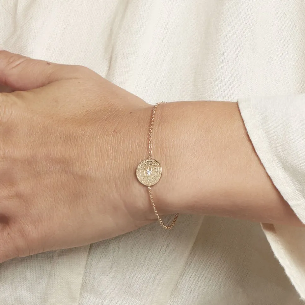 Bracelet Laurina Plaqué Or Jaune Oxyde De Zirconium