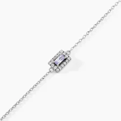Bracelet Laurine Argent Blanc Oxyde De Zirconium