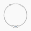 Bracelet Laurine Argent Blanc Oxyde De Zirconium