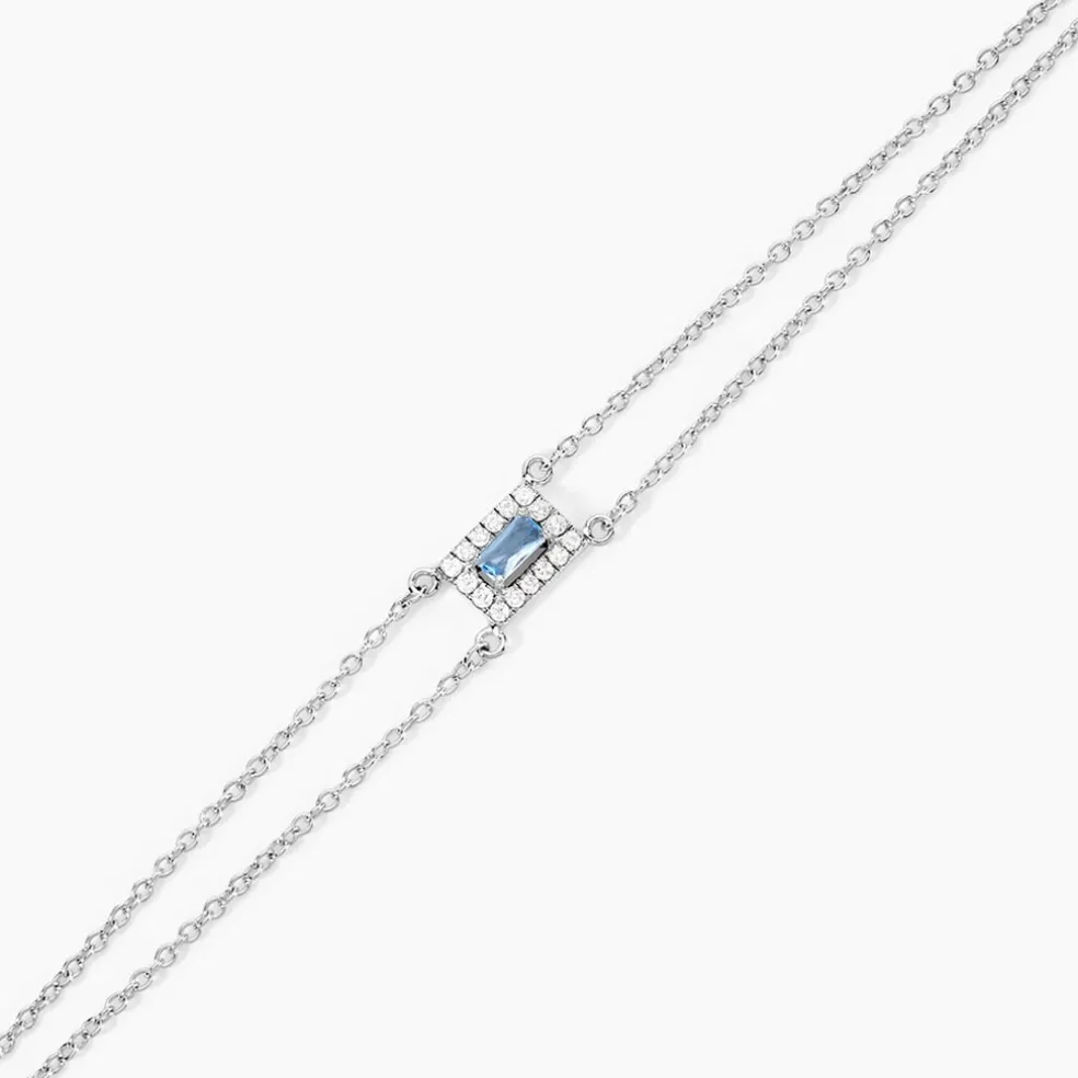 Bracelet Laurine Argent Blanc Oxyde De Zirconium
