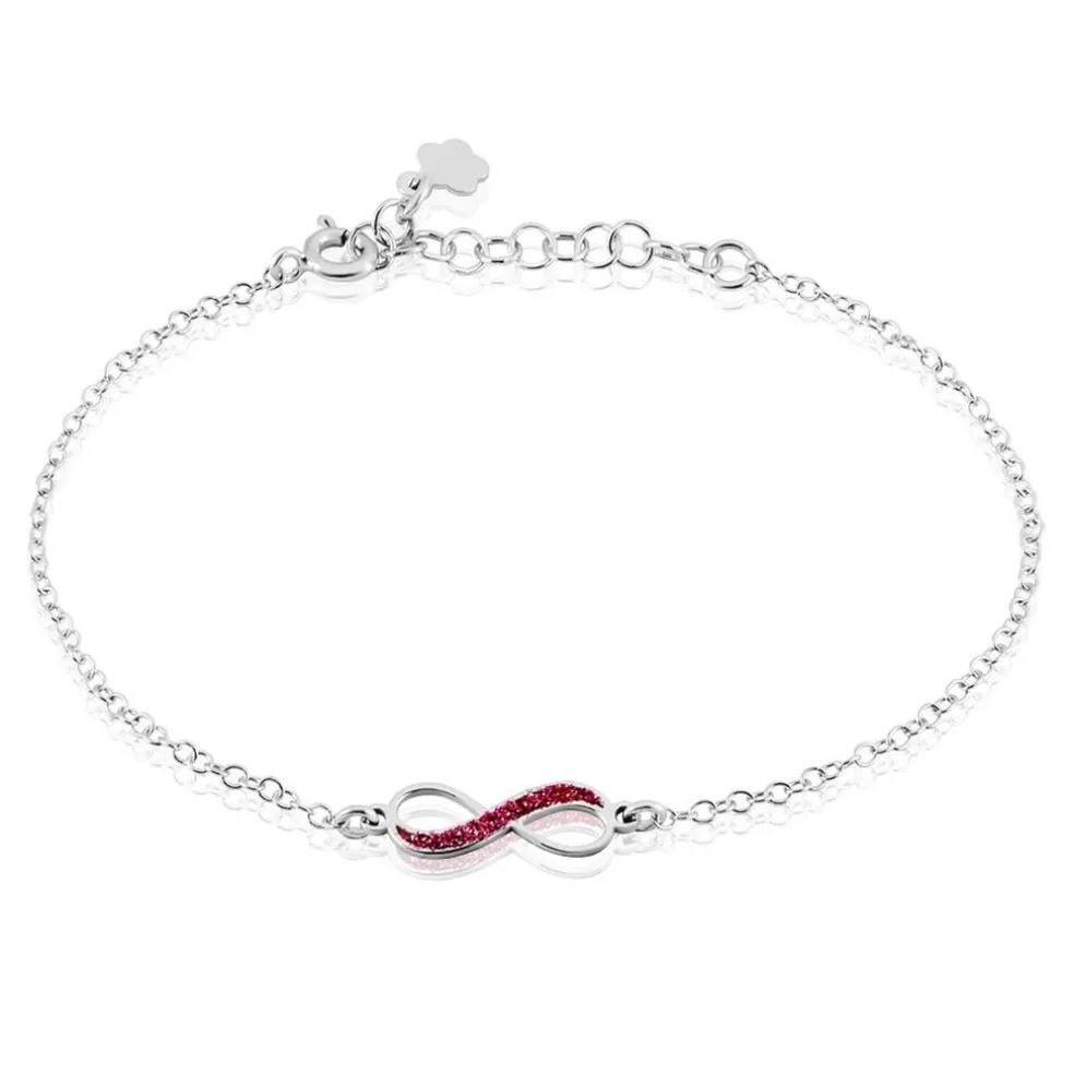 Bracelet Leevi Argent Blanc